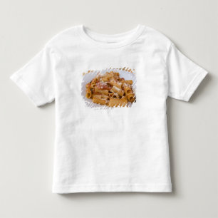 イタリア、ポジターノ。リガトーニの飾り皿 トドラーTシャツ
