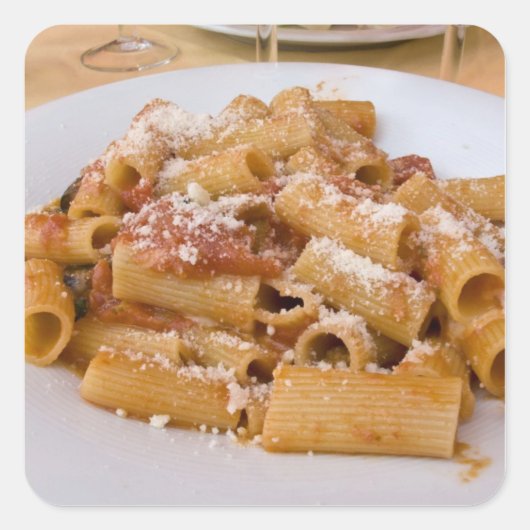 イタリア、ポジティターノ。リガトーニの飾り皿 スクエアシール (正面)