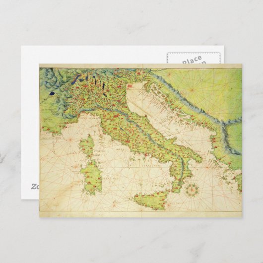 イタリア ポストカード (正面/裏面)