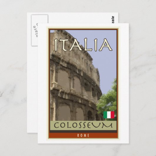 イタリア ポストカード (正面/裏面)