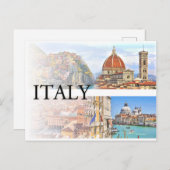 イタリア ポストカード (正面/裏面)