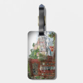 イタリア，ポルトフィノのパラダイスへの玄関口 ラゲッジタグ (裏面縦)