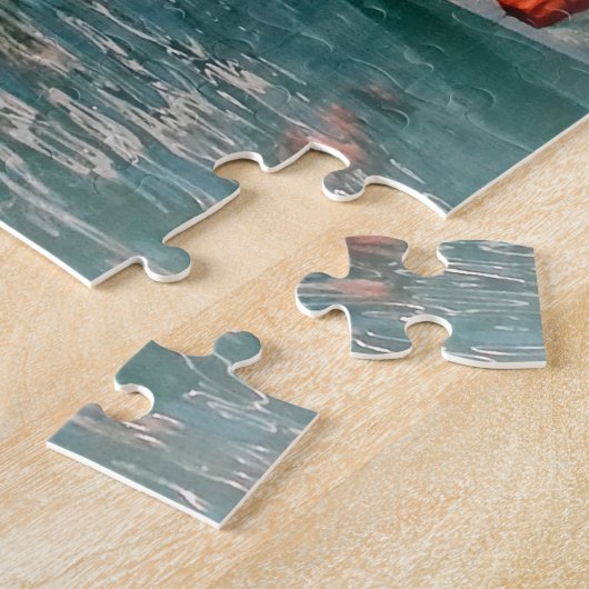 イタリア,ポルトフィノのボーツ- 20 x 20インチ ジグソーパズル (側面)