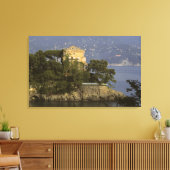 イタリア、ポルトフィノ。～の風光明媚な生活 キャンバスプリント (インサイチュ (リビング))