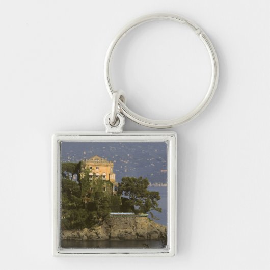 イタリア、ポルトフィノ。-景勝 キーホルダー (正面)