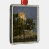 イタリア、ポルトフィノ。-景勝 メタルオーナメント (右)