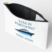 イタリア ポルトフィーノの上品な恋 Yacht Pouch アクセサリーポーチ (見開き)