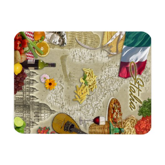 イタリア マグネット (横)