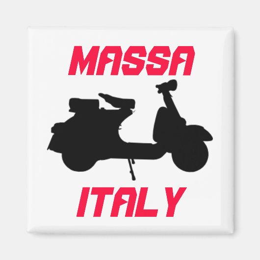 イタリア，マサ，スクーター マグネット (正面)