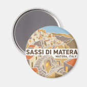 イタリア マテーラのサッシ マグネット (正面/裏面)