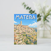 イタリア・マテーラの旅 ポストカード (スタンド正面)