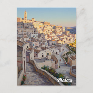 イタリア・マテーラ旅行 ポストカード