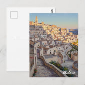 イタリア・マテーラ旅行 ポストカード (正面/裏面)