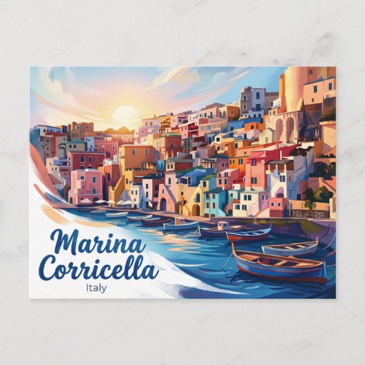 イタリア マリーナ・コリチェッラ ポストカード (正面)