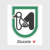 イタリア，マルシェの紋章 シール (シート)