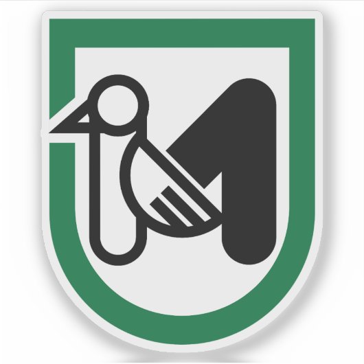 イタリア，マルシェの紋章 シール (正面)