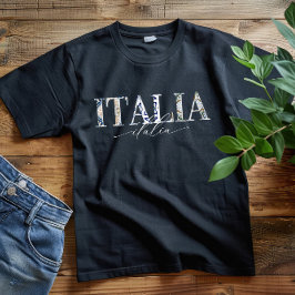 イタリア | ミニマルモダンイタリアンプライドシャツ Tシャツ