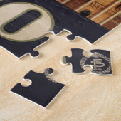 イタリア,ミラノの大聖堂のヴィンテージ旅行ポスター ジグソーパズル (側面)