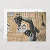 イタリア,メドゥーサ・フィレンツェの頭取とペルセウス ポストカード (正面/裏面)