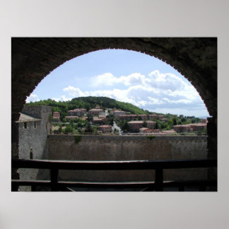 イタリア，モンタルプチャーノ ポスター