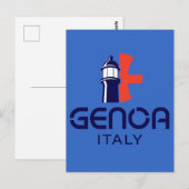 イタリア ヨーロッパ ジェノヴァ ポストカード (正面/裏面)