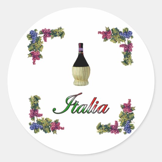 イタリア ラウンドシール (正面)