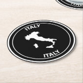 イタリア ラウンドペーパーコースター (アングル)