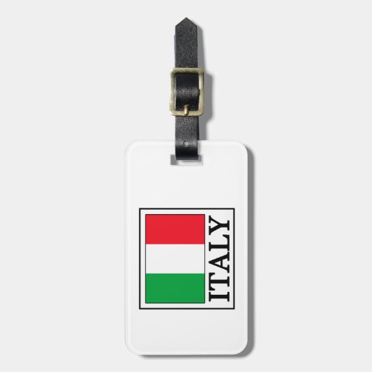 イタリア ラゲッジタグ (正面縦)
