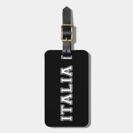イタリア ラゲッジタグ (正面縦)