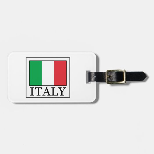 イタリア ラゲッジタグ (正面横)