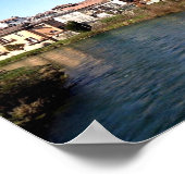 イタリア – ラツィオ – リエティ – ヴェリーノ川 –  ポスター (角)