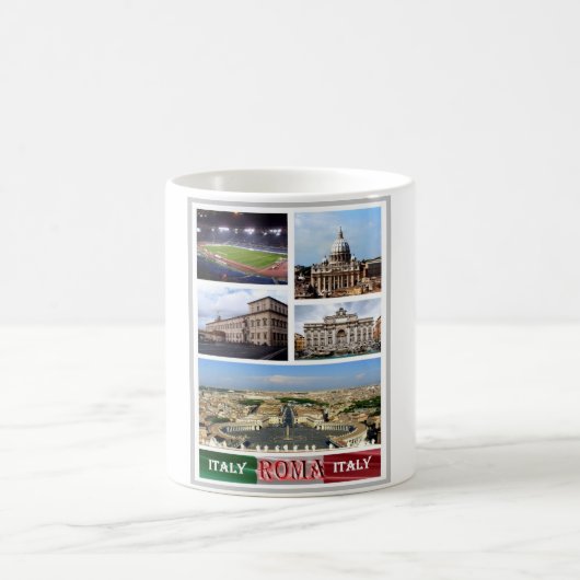 イタリア – ラツィオ – ローマ –  コーヒーマグカップ (中央)