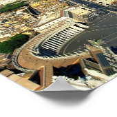 イタリア – ラツィオ – ローマ – セントピーターズスクエア –  ポスター (角)