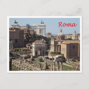 イタリア – ラツィオ – ローマ – フォロ・ロマーノ – ポストカード