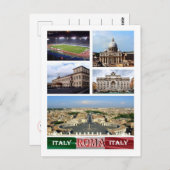 イタリア – ラツィオ – ローマ –  ポストカード (正面/裏面)