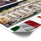 イタリア – ラツィオ – ローマ – 私の愛 –  ポスター (角)