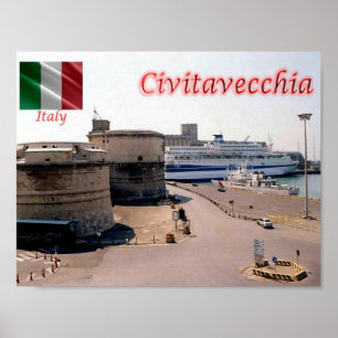 イタリア – ラツィオ – Civitavecchia - ポスター