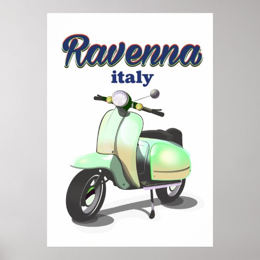 イタリア ラヴェンナ ヴィンテージ 旅行ポスター ポスター (正面)