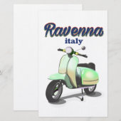 イタリア ラヴェンナ ヴィンテージ 旅行ポスター 便箋 (正面/裏面)