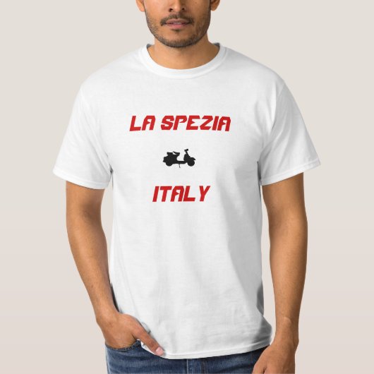 イタリア ラ・スペツィア スクーター Tシャツ (正面)