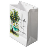 イタリア ラ ドルチェ ヴィータ ブライダル シャワー ミディアムペーパーバッグ (正面アングル)