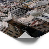 イタリア – リグーリア – ジェノヴァ – ダウンタウン –  ポスター (角)