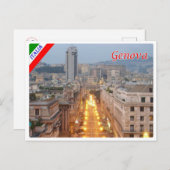 イタリア – リグーリア – ジェノヴァ – ブリガタリグーリア – ポストカード (正面/裏面)