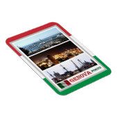 イタリア – リグーリア – ジェノヴァ – モザイク – ハーバー – マグネ マグネット (右側)