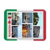 イタリア – リグーリア – ジェノヴァ – 私の愛 – 磁石 (横)