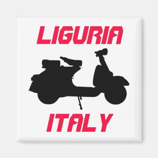 イタリア,リグーリア,スクーター マグネット (正面)