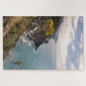 イタリア，リグーリア，美しいシニークのテレ海岸 ジグソーパズル (横)