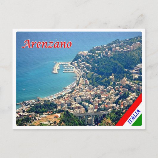 イタリア – リグーリア – Arenzano - ポストカード (正面)