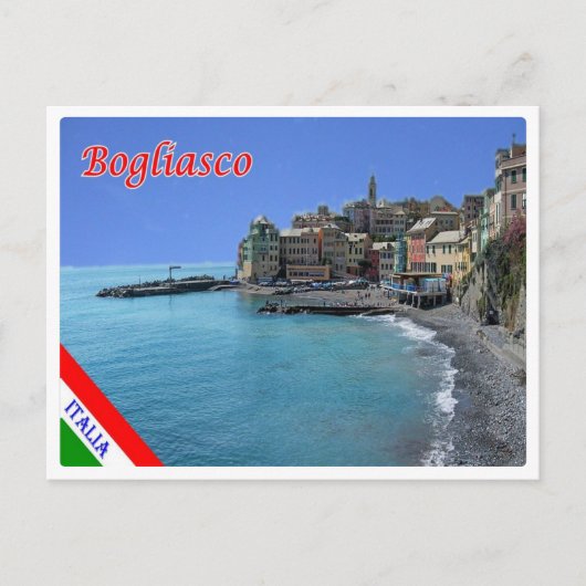 イタリア – リグーリア – Bogliasco - ポストカード (正面)