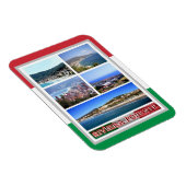 イタリア – リグーリア – Riviera Ponente – モザイク – マグネ マグネット (右側)